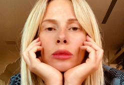 Alessia Marcuzzi criticata per una foto senza trucco