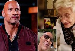 Dwayne Johnson fa gli auguri a sorpresa a una fan di 100 anni [video]