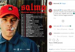 Salmo annuncia le date del tour mondiale: Playlist Worldwide Tour 2020