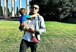 Alex Britti super papà con il suo Edoardo: "Il lavoro più bello"