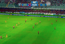 Calciatori senza stipendio da mesi non si muovono in campo (e intanto gli avversari segnano)

