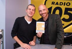 Andrea Pezzi a 105 Mi Casa per presentare il libro "Io sono"