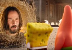 Keanu Reeves come non lo avete mai visto nel nuovo film di SpongeBob