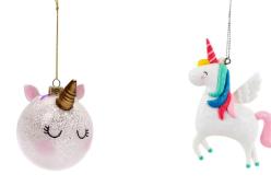 Arrivano le palline unicorno, per un Albero di Natale super originale
