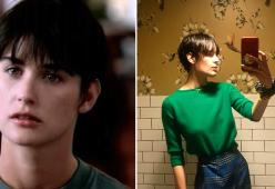 La figlia di Demi Moore taglia i capelli corti ed è uguale alla madre in “Ghost”
