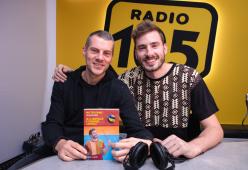 Matteo Piano a 105 Mi Casa per presentare il libro "Io, il centrale e i pensieri laterali"