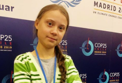 Greta Thunberg è fra le persone più influenti nella scienza del 2019