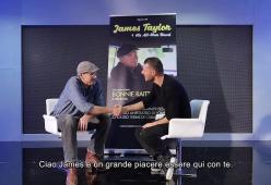Sanremo 2018, James Taylor a 105 Mi Casa: "Ecco cosa amo di più dell'Italia"