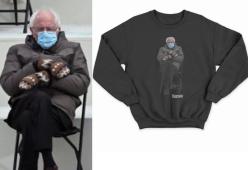 Bernie Sanders sfrutta il suo meme virale per una buona causa