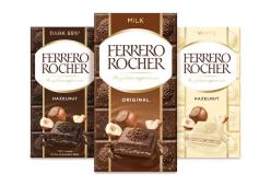 I Ferrero Rocher diventano tavolette di cioccolato 

