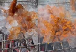 Cubetti di ghiaccio grigliati, la nuova moda dello street food