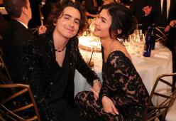 Timothée Chalamet e Kylie Jenner: scatta il bacio ai Golden Globe