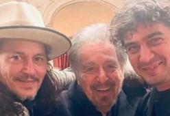 Al Pacino, Johnny Depp e Riccardo Scamarcio: il selfie insieme