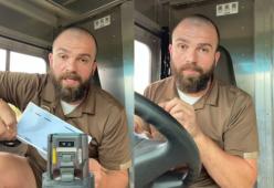 Corriere mostra la sua busta paga in un video e stupisce il web