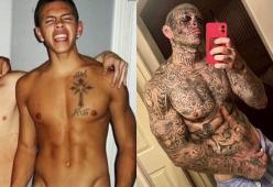 Spende 70mila euro in tatuaggi: persino i suoi occhi sono neri
