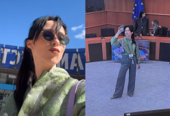 Aurora Ramazzotti vola a Bruxelles per andare al Parlamento Europeo