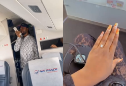 Amore tra le nuvole: l'emozionante proposta di matrimonio in aereo