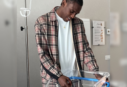 Enock Barwuah e Giorgia Migliorati sono diventati genitori di Noah