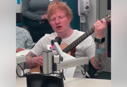 Ed Sheeran suona per i bambini ricoverati all’ospedale di Boston