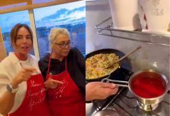 Paola Perego e Mara Venier a cena insieme: risate e cucina napoletana