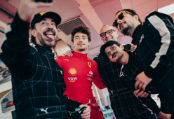 Leclerc da Mazzoli e Rovazzi: “Se finisse il mondo guiderei una F1”