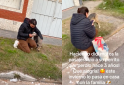 Dopo tre anni ritrova il cagnolino: la reazione è emozionante