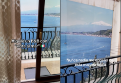 Influencer straniera truffata da hotel “vista mare” in Italia
