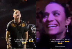 Ramazzotti cerca la fidanzata durante un suo live: lei è al cellulare