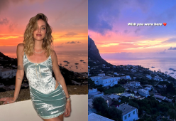 Chiara Ferragni in vacanza a Capri, il messaggio d’amore sui social