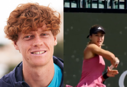 Sinner: la foto con la fidanzata Anna Kalinskaya a Wimbledon