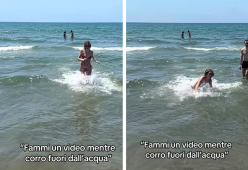 Chiara Ferragni, piccolo intoppo in spiaggia: “Fammi un video”