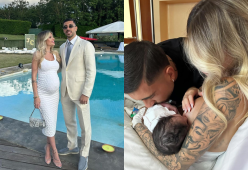 Chiara Nasti e Mattia Zaccagni danno il benvenuto alla piccola Dea