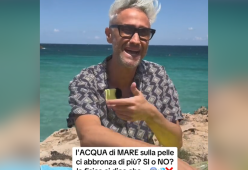 “La fisica che ci piace”: “L’acqua di mare fa abbronzare di più?”