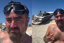 Lo yatch arenato a Formentera: la testimonianza di Paolo Noise