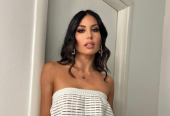 Elisabetta Gregoraci paparazzata al mare con Basciano: nuovo amore