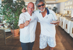 Fiorello, look irriconoscibile in vacanza: la foto è virale