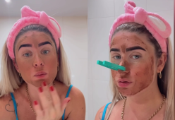 Follia social: influencer usa le sue feci come maschera viso