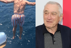 Robert De Niro celebra gli 81 anni con un tuffo di 9 metri
