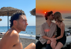 Gianluca Ginoble de Il Volo: romantico tramonto in dolce compagnia