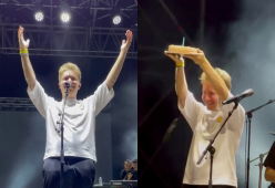 Alfa festeggia il compleanno sul palco: torta durante il concerto