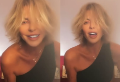 Alba Parietti in minigonna sfida haters: “A 90 anni farò di peggio”
