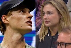Sinner e Anna, altro che crisi: lei a tifare per Jannik in tribuna