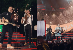 Ed Sheeran e Chris Martin cantano insieme a sorpresa 4 loro successi