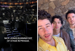 Laser puntato in faccia a Nick Jonas: scappa dal palco impaurito