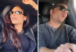 Elodie e Tiziano Ferro duettano in macchina cantando “Sere nere”
