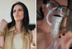 Laura Pausini KO per l’influenza: “Concerto rinviato, devo curarmi”