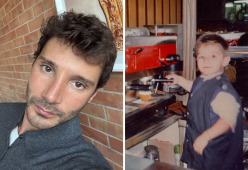 Stefano De Martino: il tenero scatto dell’infanzia al Bar Stella