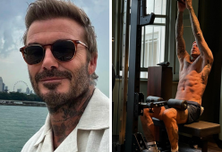 La routine di allenamento di David Beckham per un fisico scolpito