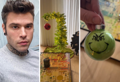 L’albero di Natale di Fedez a tema Grinch: “Più brutto di spelacchio”