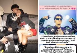 Tony Effe escluso dal concerto di Capodanno, parla Giulia De Lellis